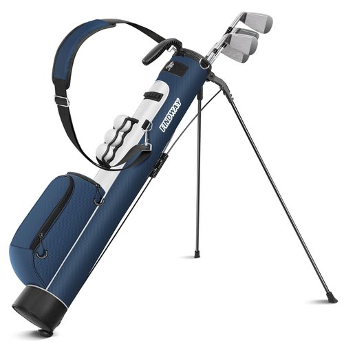 Findway Golf Stand Bag, Par 3 Golf Bag Pitch n Putt Small Golf Bag with Ball Holder and Cooler Bag, Lightweight Golf Carry Bag for Men Women