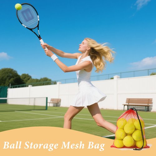 6 Pcs Mesh-Bags Drawstring 16x14 Inch Mini Nylon Net Bags with Drawstrings Mesh Laundry-Bag for Gym, Balls, Beach, Laundry (Multicolor)