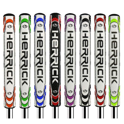 Golf Putter Grip for Mens PU Material Lightweight Portable Soft Many Color to Choose (Black-White) (Blue/white)