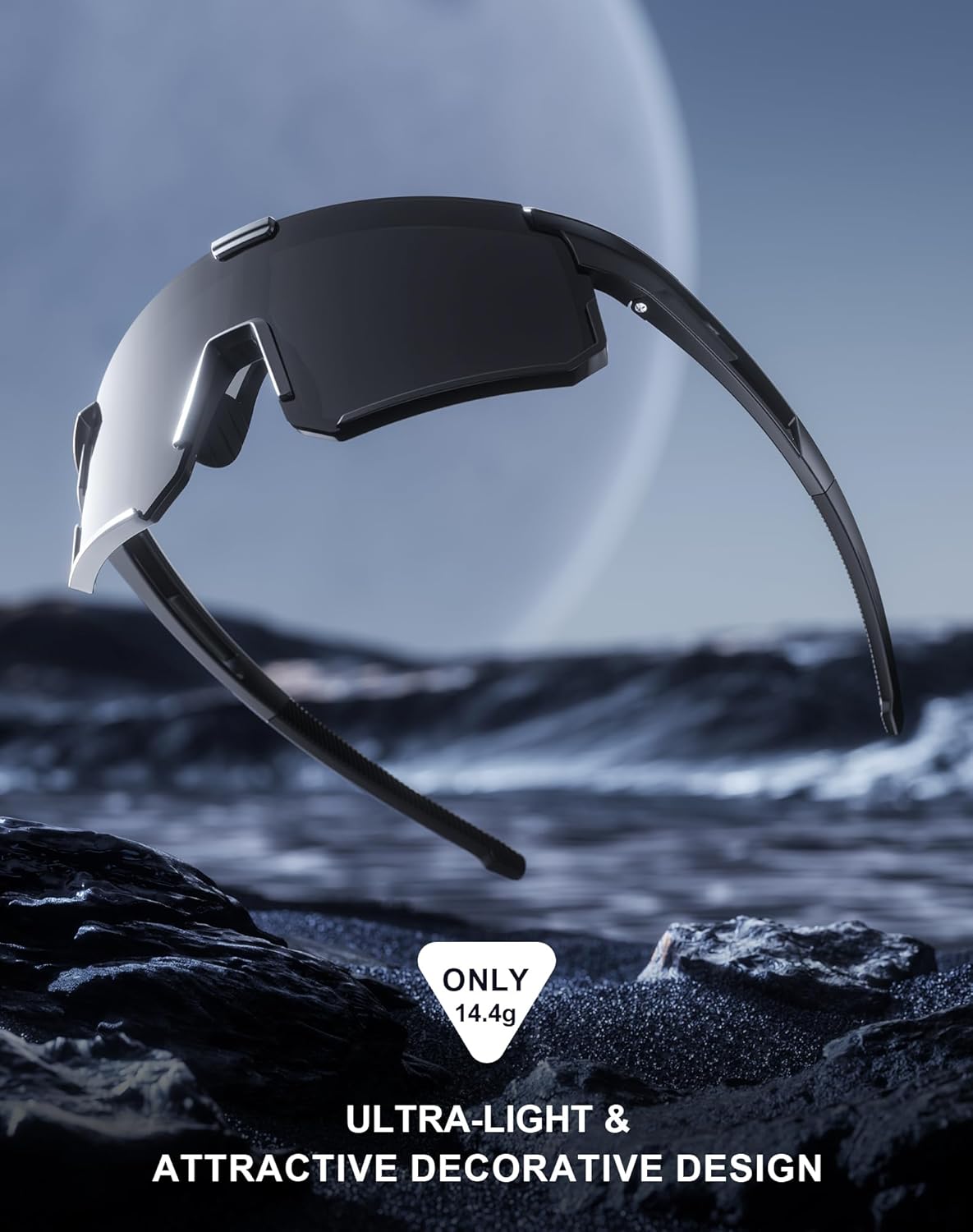 KALIYADI Polarized-Sunglasses Men Running-Sunglasses: Mens Polarized Sports Sunglasses Womens Cycling Driving Fishing