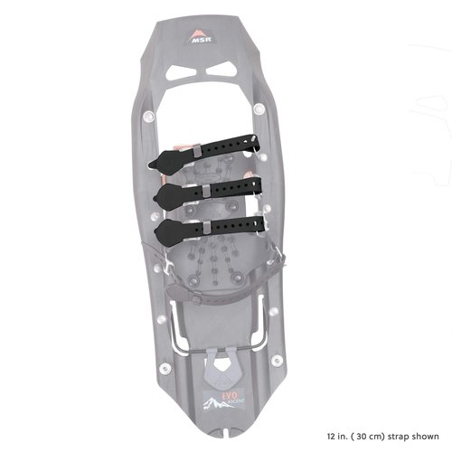 MSR Classic Snowshoe Strap Kit, 12 Inch Pair , Gray