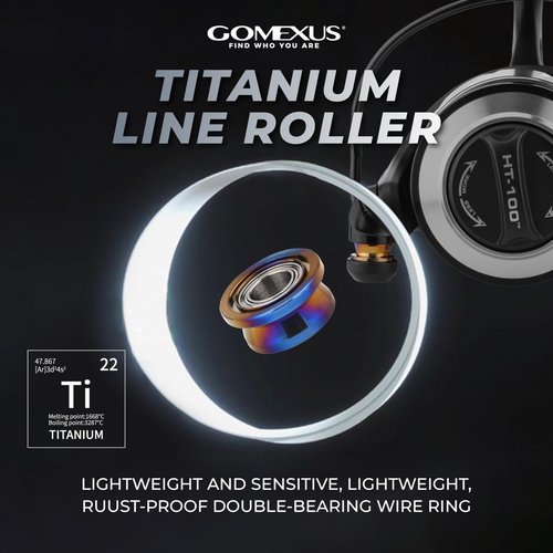GOMEXUS Titanium Line Roller for Penn Spinning Reels 3000-4500 (Aurora)