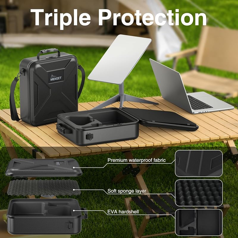 MEKEET Starlink Mini Case & Bag - Black Variation: Black