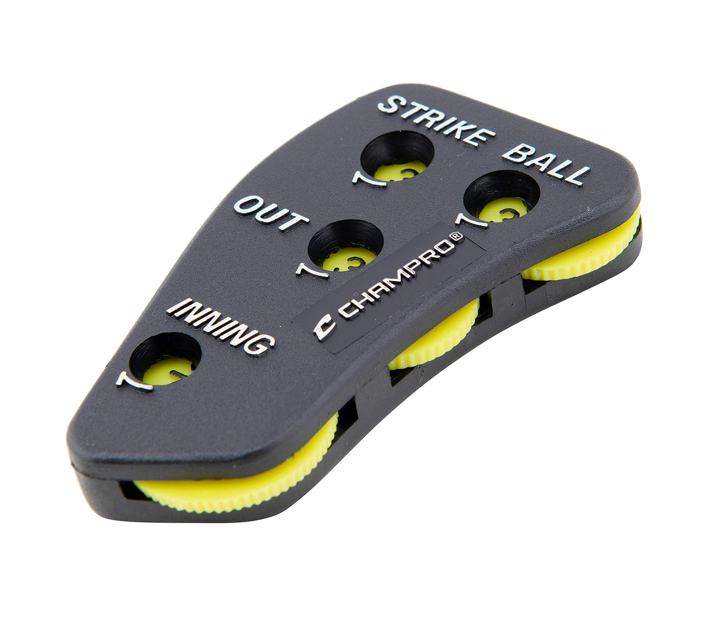 Champro A042P Umpire Indicator with 4 Optic Yellow Dials (Black)