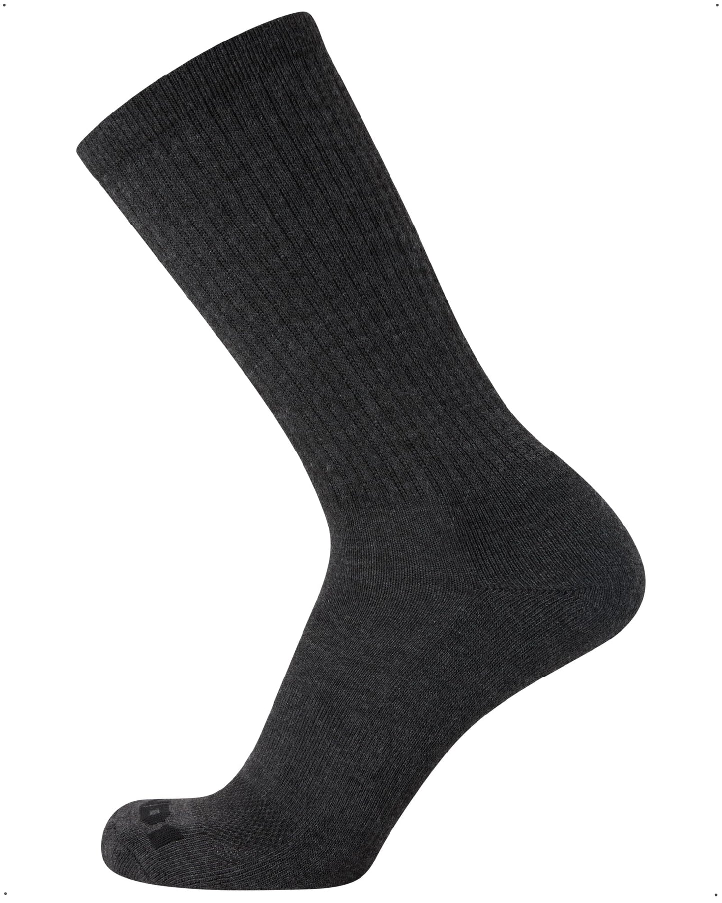 AND1 Mens Crew Socks 12 Pack Cushioned Athletic Socks