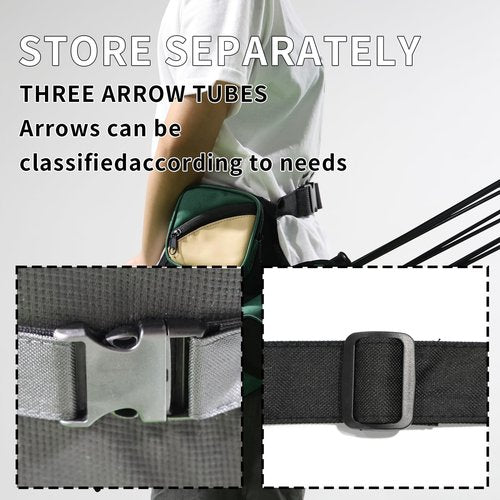 sntxmy Quiver Arrow Holder for Archery,Multifunctional Field Hip Archery Quiver with Quiver Arrow Holder Waist Belt, Perfect Arrow Tube for Archery Accessories Gift.