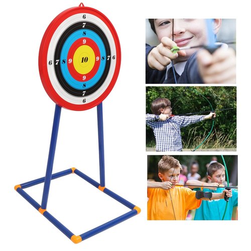 Suction Cup Target Stable Base Colorful Detachable Kids Archery Hanging Freestanding Target for Boys Girls