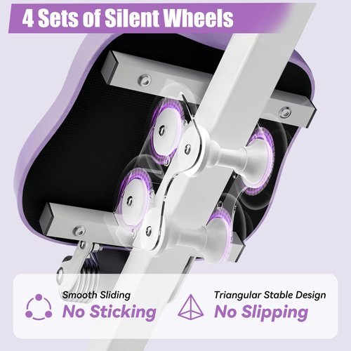 EPHESPORT Adjustable Ab Machine, Multifunctional Ab Workout Equipment, Ab ＆ Sit Up Machine for Stomach Workout, Foldable Abdominal Trainer With Knee and Back Protection, Full Body Workout for Home Gym