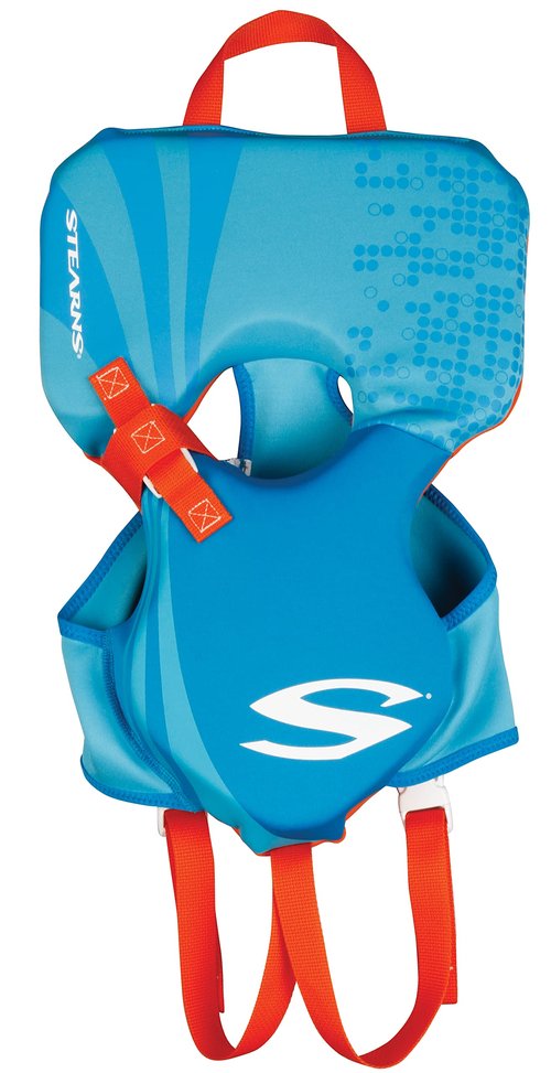Stearns Infant Puddle Jumper Life Jacket with Heads-Up Flotation, USCG Approved PFD for Children Under 30lbs, Youth Life Vest for Boating, Swimming, Watersports, Pool, Beach, & More