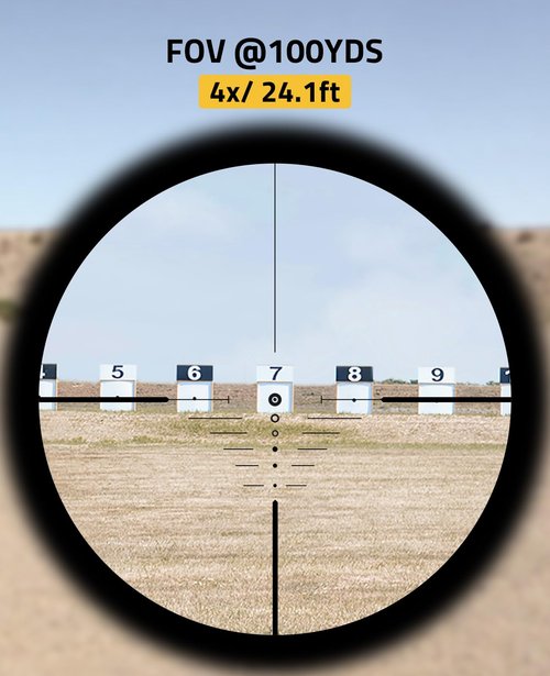 CVLIFE 4x32 Crossbow Scope, Red Green Illuminated Compact Crossbow Scopes for Hunting 20-100 Yards, Circles and Rangefinder Etched Glass Reticle Optic,with 20mm Mounts