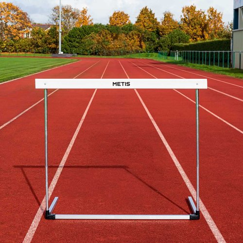 METIS Alloy Hurdles [Junior/Senior] - Adjustable Track and Field Equipment | Packs of 1, 5 or 10 (Pack of 5, Senior)