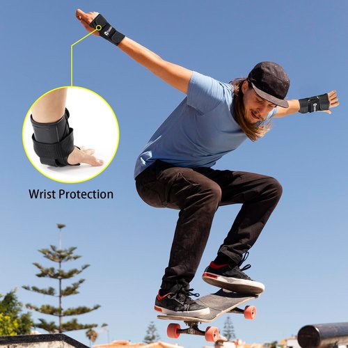 Tanden Wrist Guards for Skating Protective Gear Adult and Kids Wrist Guards for Roller Skating Snowboarding Ski Skateboard Wrist Guards