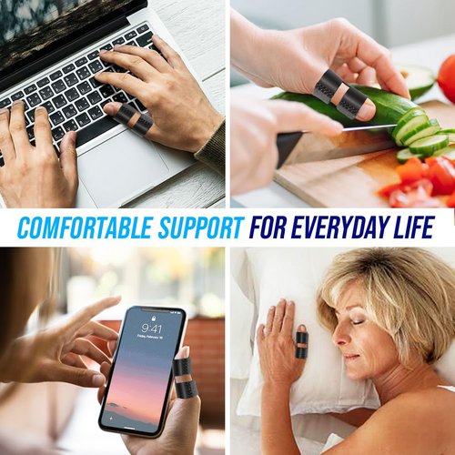 Thumb Splint (2 Pack) Trigger Thumb Splint, Thumb Brace for Pain Relief, Knuckle Immobilization, Thumb Spica for Arthritis, Mallet Finger, Also Fits Index, Ring, Pinky, Little, Small Fingers