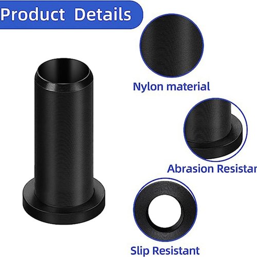 Tdoutop 4Pcs 1/2 Inch Oar Locks Bushings Boat Hardware Nylon Oar Sleeve Boat Tool Holder