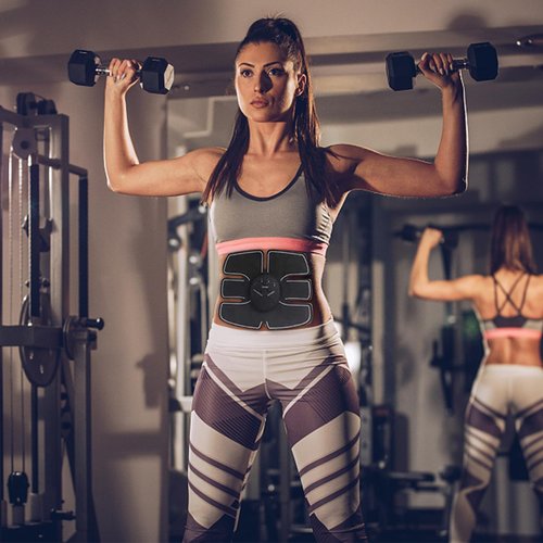 PAMASE 80Pcs Abs Stimulator Training Replacement Gel Sheet Pads for Abdominal Muscle Trainer, Accessory for Ab Workout Toning Belt