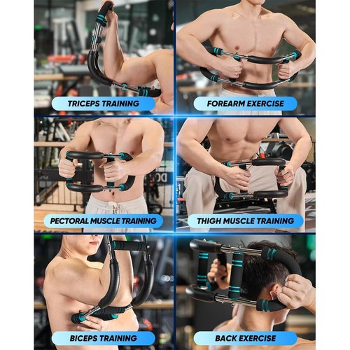 Twister Arm Exerciser,40-110lb Adjustable Chest Workout Equipment, Forearm Triceps Chest Enhanced Exercise Strengthener,Portable Detachable Upper Body Fitness Machine for Home and Gym
