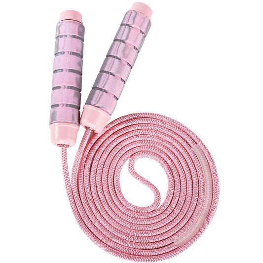 Jump Rope for Women & Men Adjustable Length Cotton Skipping Rope for Adults & Kids Workout Equipment for Weight Loss, Cardio, Boxing & Fitness Suitable for Home, Gym & School Use