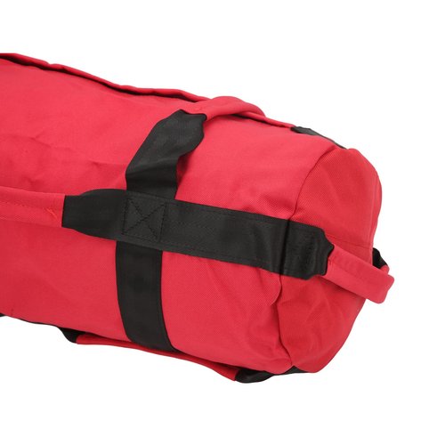 Workout Sandbag Oxford Fabric 6 Handles Easy Adjustment Multi Purpose Fitness Weight Bag with Filler Bags for Indoor Gym (Red)