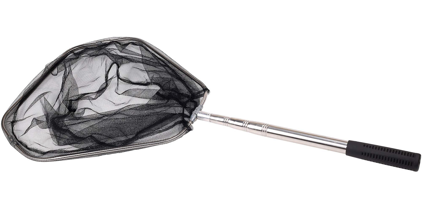Fishing Landing Net with Telescoping Pole, Strong Stainless Handle Full Extended to 48 Inches