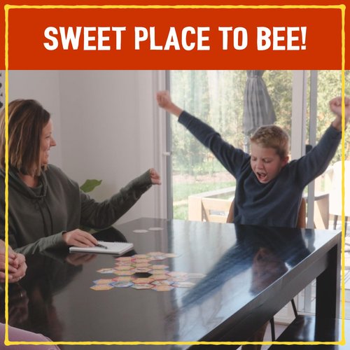Grandpa Beck's Games The Bears and The Bees | Strategic Tile Laying Card Game for Kids, Teens, Family & Adults | from The Creators of Cover Your Assets | 2-5 Players Ages 7+