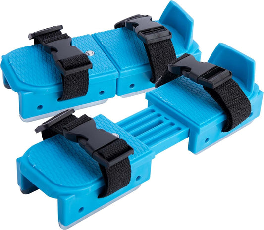 1 Pair Toddler Ice Skates- Adjustable Kids Ice Skates- Double Runner Ice Skates with Strap Fastening for Toddlers, Kids, Junior Skater