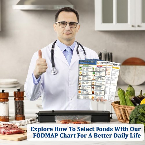 Elegend Fodmap Chart, 3pcs Fodmap Diet Chart for Beginners, Low Fodmap Diet List of Foods, Printable Food Meal Plan Brochure For Beginners, Foods To Avoid, Optimizing the Elimination Diet, IBS Symptom Relief, Easy Recipes