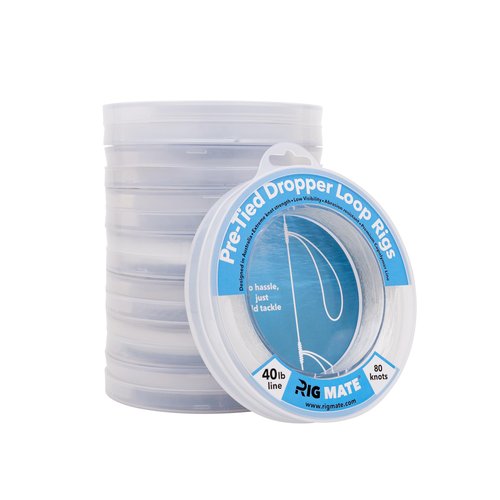 30 lb Pre-Tied Dropper Loop Rigs. Fishing Line Spool. Loops 18 Inches Apart with 5.5 Inch Loop Size. Perfect for Saltwater & Freshwater Fishing. Perfect for Snapper & Other Bottom Feeding Fish.