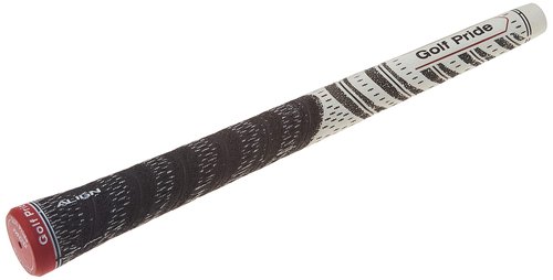 Golf Pride MCC ALIGN Golf Club Grip - All-Weather Hybrid Grip with Raised Ridge Technology for Men & Women - Brushed Cotton Cord & Pebbled Texture - Midsize