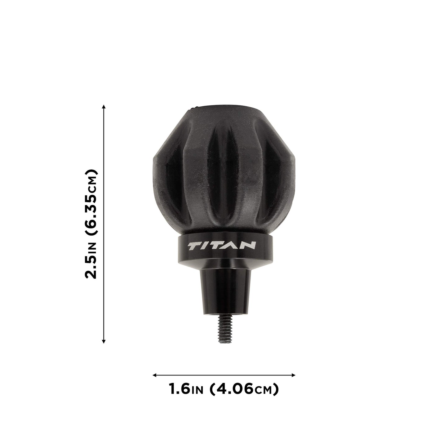 Allen Company Titan Crossbow Bolt De-Cocking Head, Standard Arrow Threads, Black