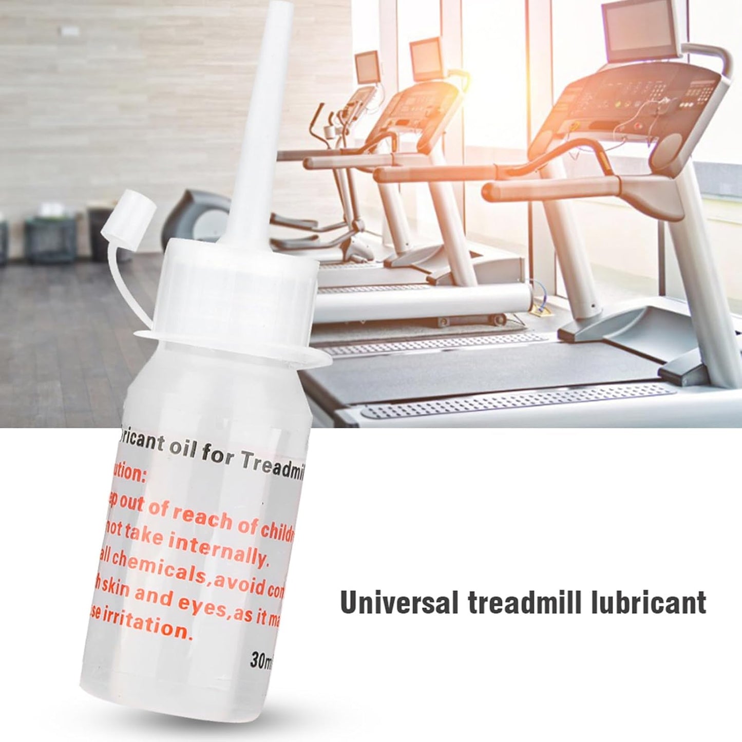 3 Pack 30ml Silicone Treadmill Belt Lubricant, Silicone Oil for Treadmill Belt for Home Walking Pad Treadmills, Desk Treadmills