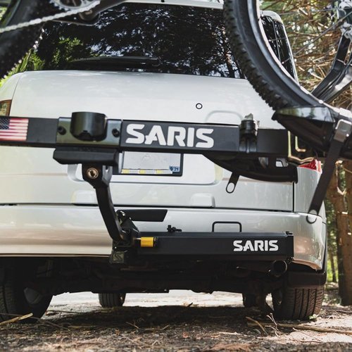 Swing Away Hitch Adapter by Saris | 2" Receiver, 250 lb Capacity | Easy Access & Foldable | Black Alloy Steel | Made in The USA