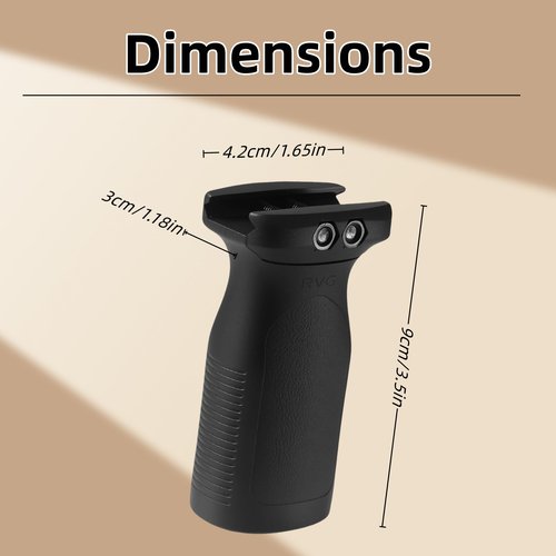 WCANSucess Shooting Stabilizer - 20 mm Nylon Balance Stabilizer with Lightweight Construction and Enhanced Stability, Essential Vertical Foregrip for Outdoor Activities