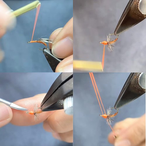 EXAURAFFLIS Fly Fishing Flies Assortment with Waterproof Fly Box 120pcs Dry Wet Nymph Streamer Flies, Lures for Trout Bass Panfish Salmon Fishing