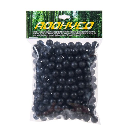 AOOHYEO 250X0.43 Caliber Paintballs - Reusable .43 Cal Rubber Balls for Training Practice