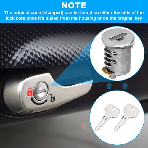 A140 SKS roof Rack Key,Yakima Replacement Key,Replacement Keys for Yakima SKS Ski,Carrier Racks,Cargo Box,Roof Racks and Crossbars with Code Series A140[2 Pack]