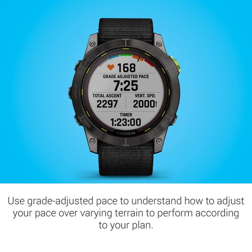 Garmin Enduro™ 2 – Ultraperformance Watch, Long-Lasting GPS Battery Life, Solar Charging, Preloaded Maps (Renewed), Black