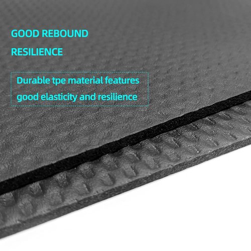 Protective Treadmill & Stationary Bike Mat - Waterproof, Suitable for Hardwood & Carpet, Ideal for Exercise & Jump Rope Use (Small - 47.3" x 23.6")