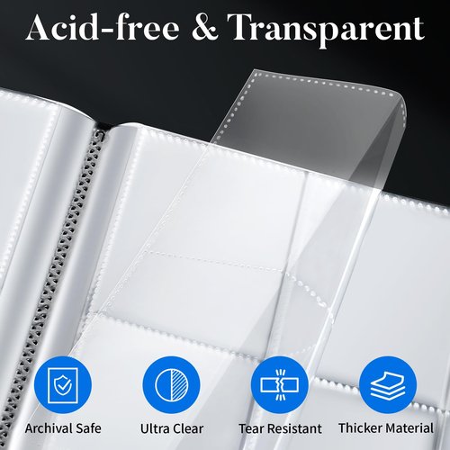 Card Binder 9 Pocket, Fabmaker 396 Pockets Trading Card Binder, Premium Collector Card Album for Standard Cards, Side Loading Card Collection Folder for MTG, TCG, Game Cards, Sport Cards, Black