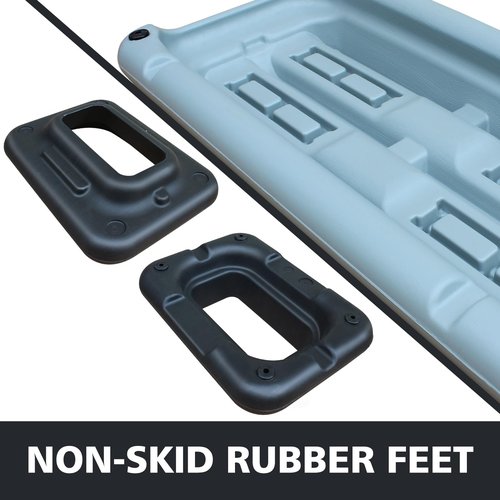 Aerobic Step Platform Height Adjustable Workout Step 4" - 6" for Fitness Strength Training with 2 Risers Gray