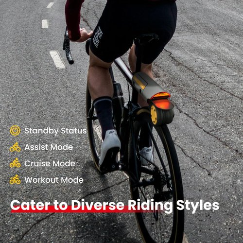 LIVALL PikaBoost 2 E-Bike Rear Wheel Conversion Kit with 220Wh Battery, Electric Bike Conversion Kit with LED & App Control for Road Bikes