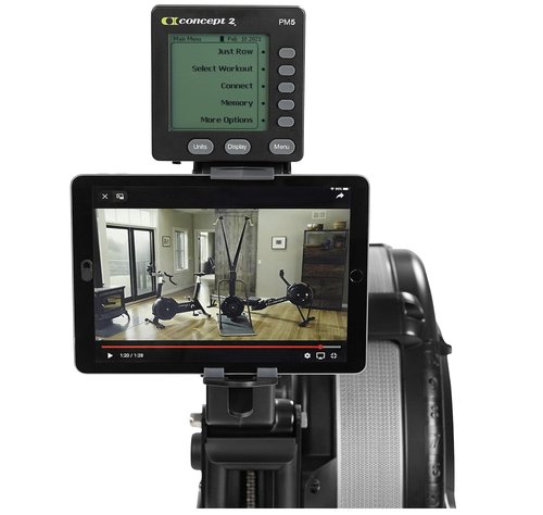 Concept2 RowErg Model D Indoor Rowing Machine with PM5 Monitor, Device Holder, Adjustable Air Resistance, Easy Storage