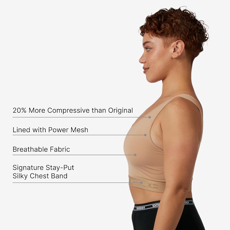 TomboyX Essential Chest Binder - Chai Medium (Variation of THIS listing)