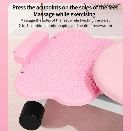 women twist stepper, multifunctional ab exercise board, lovely waist sculptor twist, waist twister, twist exercise machine, stepper for effective home workouts and waist shaping(P-ink)