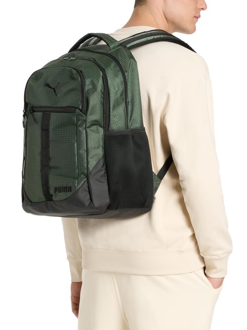 PUMA Strategy Backpack, Black/White, Large