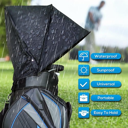 rideontogo Golf Bag Rain Cover - Universal Golf Club Bag Accessories with Easy Access and Storage
