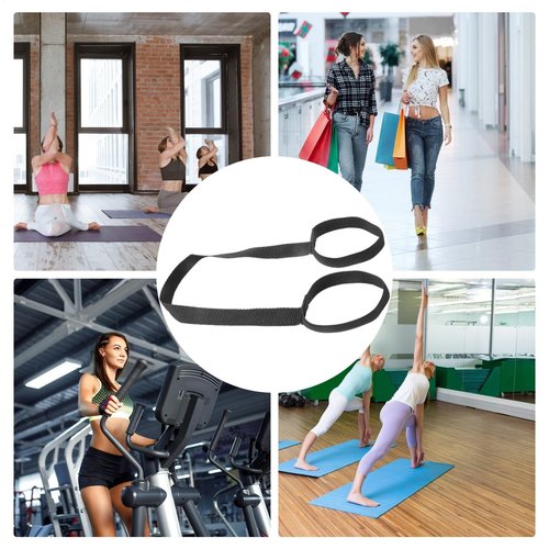 Yoga Mat Sling - Adjustable Yoga Mat Straps | Yoga Mat Holder Strap | Mat Carrier Sling Yoga Carrying Strap, Exercise Mat Carrier Stretch Bands | Fitness Binding Rope for Most Yoga Mats