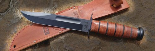 KA-BAR Full Size US Marine Corps Fighting Knife, Straight