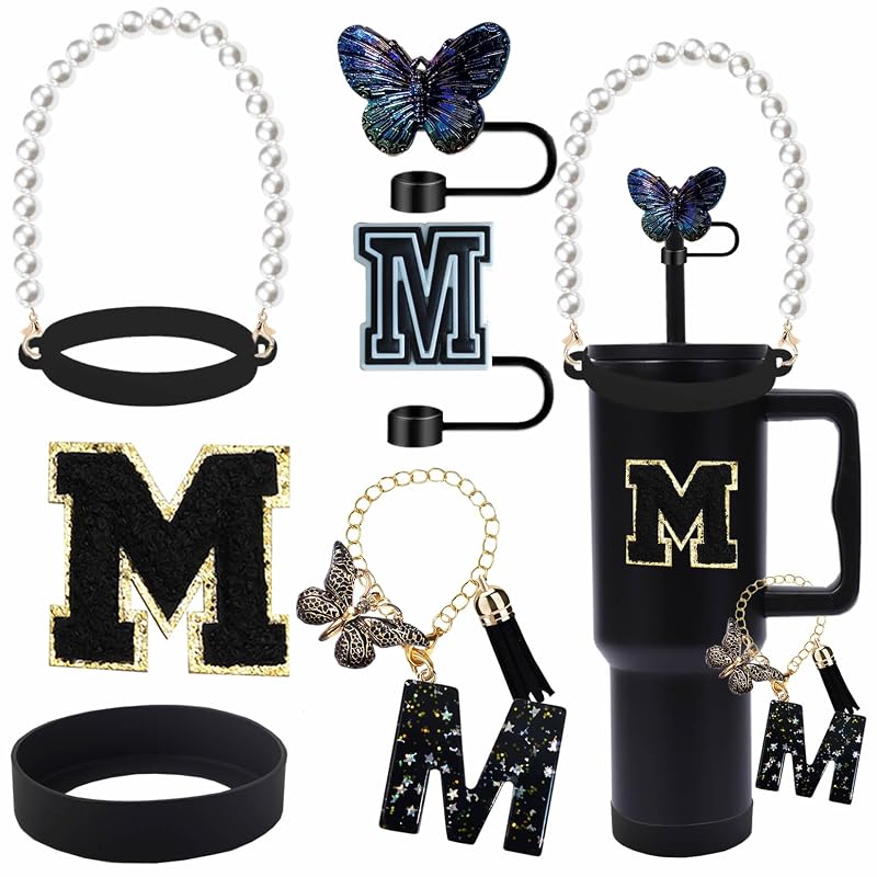 7Pcs Cup Accessories Set for Stanley 30oz/40oz Tumbler - Black+M Variation