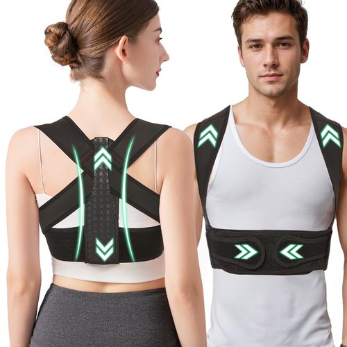 WNIEYO Posture Corrector for Women and Men – Upgraded Back Straightener for Effective Lower Back Pain Relief, Back Brace for Hunchback, Scoliosis, and Better Posture Support(Small/M)