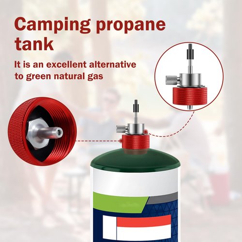 SHASUXTING Airsoft Propane Filling Adapter for Green Gas with Silicone Oil Propane Tank Airsoft Adapter Tank Propane Canister Filling Adapter for Outdoor Camping, Hiking, Mountaineering